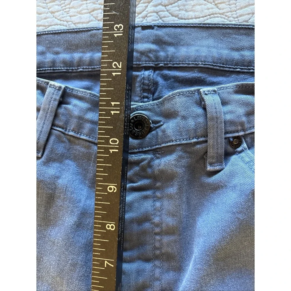 Levi's Men's 504 36W x 34L Regular Straight Fit Jean Blue Preppy Stretch